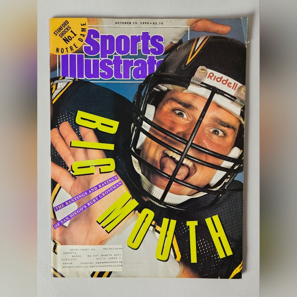 Sports Illustrated Oct 15, 1990 Big Mouth Burt Grossman San Diego Chargers